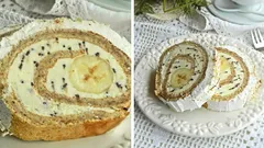 Tipy pro perfektní roládu: Banán, čokoláda a hedvábná pařížská šlehačka