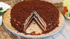 Čokoládový dort na kefíru: vláčný dezert hotový za chvilku