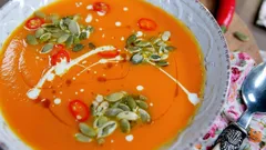 Dýňová krémová polévka se zázvorem a smetanou: vitamínová nálož podzimu podle nejlepšího receptu